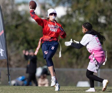 Girls Flag Football Passing